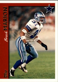 Brock Marion Dallas Cowboys 1997 Topps NFL #33
